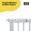 Safety 1st Safety 1st Flat Step Gate 73-80cm - Ultra Flat, One-Hand Open 7