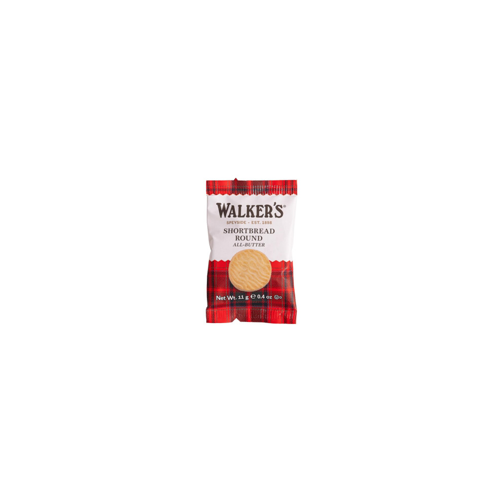 Walkers Walker's Shortbread Mini Rounds, Traditional Pure Butter Scottish Recipe, 11G (Pack Of 200) [Packaging May Vary]