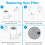Levoit LEVOIT Air Purifier Mold & Bacteria Replacement Filter, 3-in-1 HEPA, High-Efficiency Activated Carbon, Core 300-RF-MB, Green 8