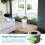 Levoit LEVOIT Air Purifier Mold & Bacteria Replacement Filter, 3-in-1 HEPA, High-Efficiency Activated Carbon, Core 300-RF-MB, Green 6