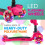 Hurtle 6 Wheel Scooter for Kids, Adjustable, Flashing Wheels 6