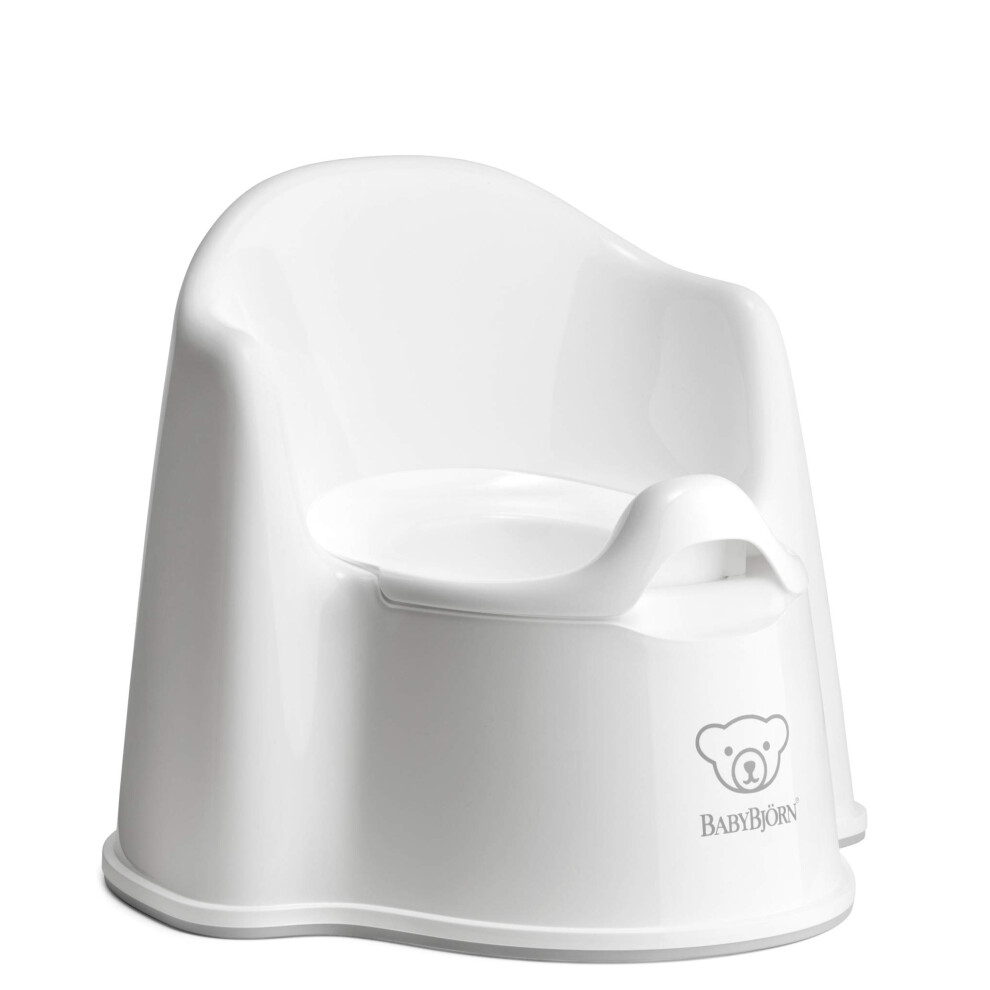 BabyBjörn Potty Chair, White/Grey