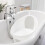 Shnuggle Shnuggle Toddler Bath - White With Light Grey Backrest, 9+ months 7