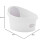 Shnuggle Shnuggle Toddler Bath - White With Light Grey Backrest, 9+ months 11