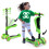 Hurtle 3 Wheel Try Scooter, Flip Seat, Flashing Lights 2