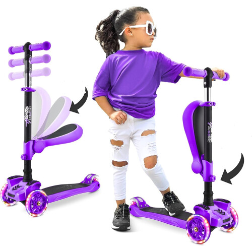 3 Wheel Scooter for Kids, Adjustable, Flashing Wheels 1