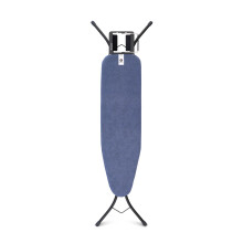 Brabantia Ironing Board A, Steam Iron Rest, Denim Blue, 110x30 cm