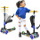 Hurtle 13 Wheel Scooter, Adjustable Height, Flashing Lights 2