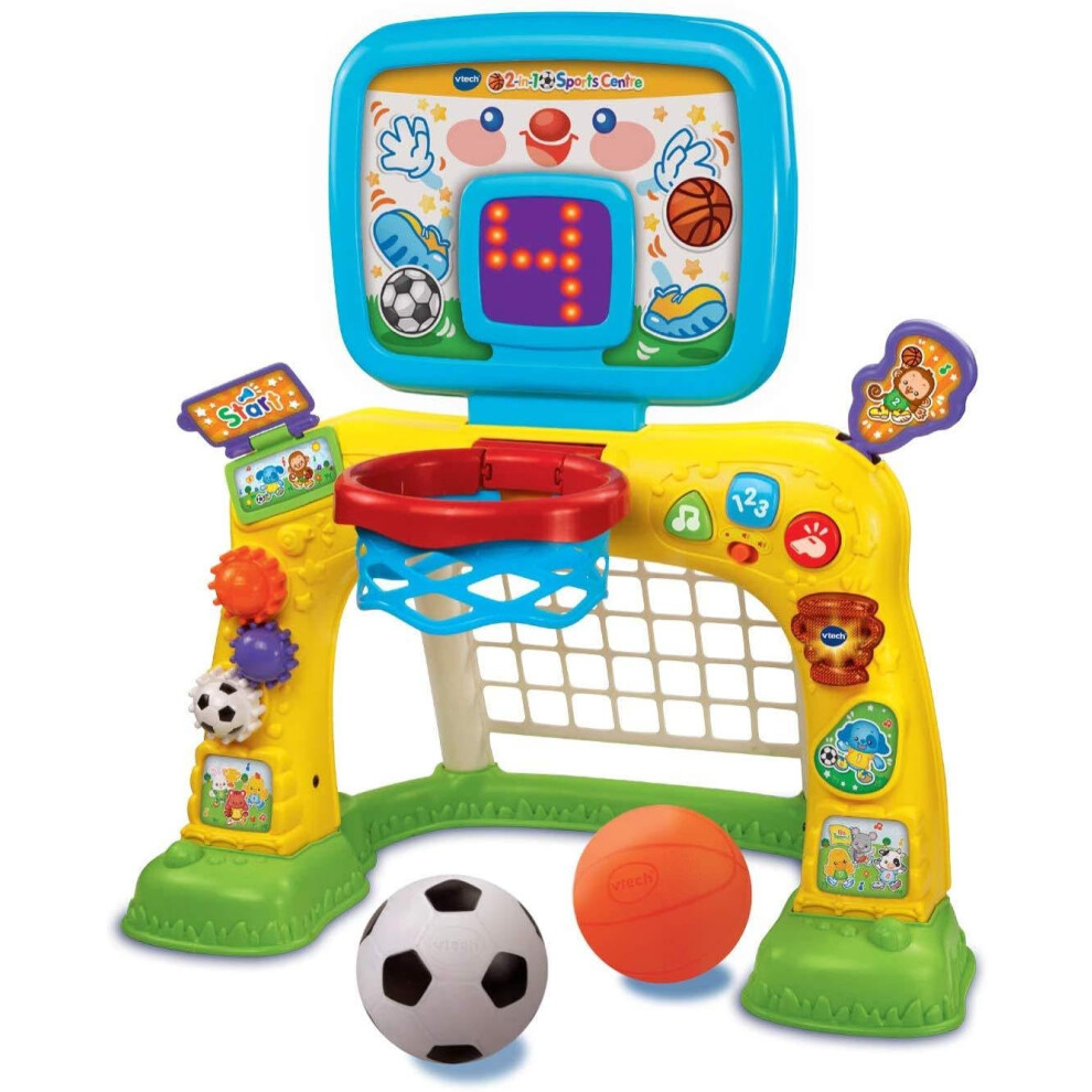VTech 3-in-1 Sports Centre, Baby Toy, Sounds & Colours, 12-36 Months