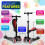 Hurtle 10 Wheel Scooter, Adjustable Height, Flashing Lights 3