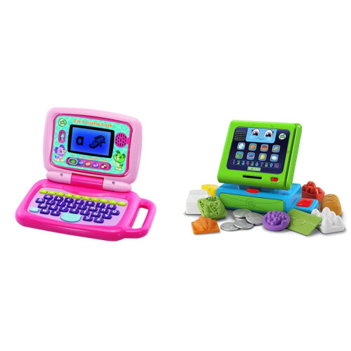 LeapFrog LeapFrog 2 in 1 LeapTop Touch Laptop, Pink
