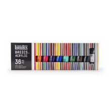 Liquitex Basics Acrylic Paint, Set of 36 Colours, 36 x 22ml