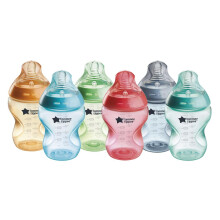 Tommee Tippee Anti-Colic Baby Bottle, 260ml, 6-Pack, Anti-Colic Valve