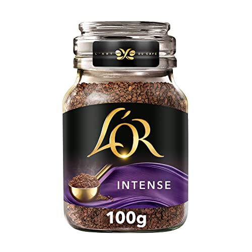 L'OR L'OR Intense Instant Coffee 100g (Pack of 6 Jars, Total 600g) 2