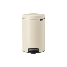 Brabantia NewIcon Pedal Bin 12L, Soft Close - Soft Beige