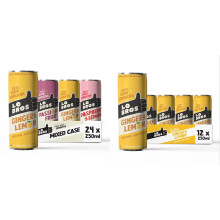 Lo Bros Kombucha Mixed Pack 24 x 250ml & Ginger Lemon 12 x 250ml