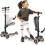 Hurtle 3 Wheel Scooter for Kids, Adjustable, Flashing Wheels 1