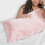 Kitsch Satin Pillowcase with Zipper (King 2 Pack, Blush) 8