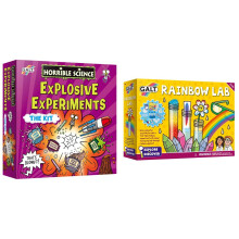 Galt Horrible Science Explosive Experiments Kit & Rainbow Lab Kit