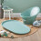 Shnuggle Shnuggle Squishy Baby Changing Mat - Eucalyptus Green 4
