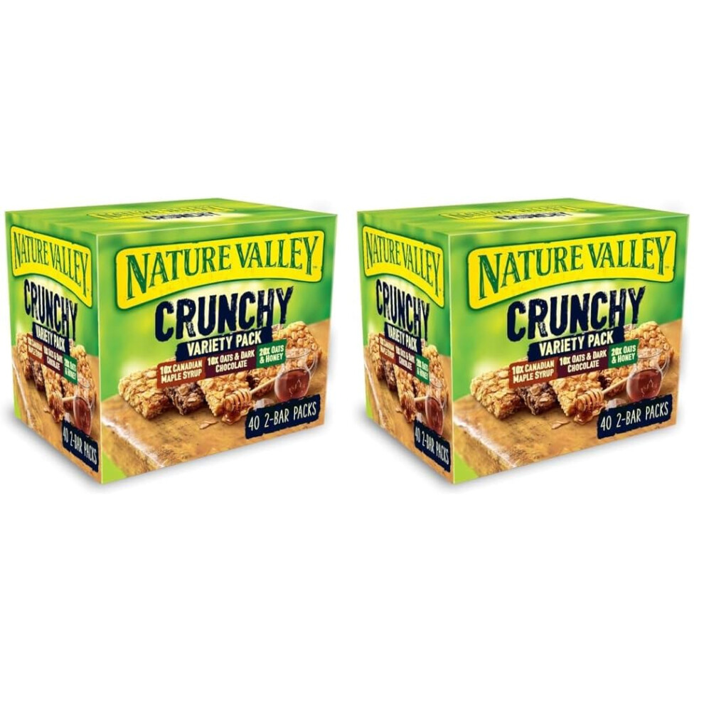Nature Valley Crunchy Granola Bars Variety, Pack Of 80 Bars