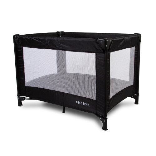 Red Kite Red Kite Black Sleep Tight Travel Cot, Black