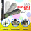 Hurtle 12 Wheel Scooter, Adjustable Height, Flashing Lights 6