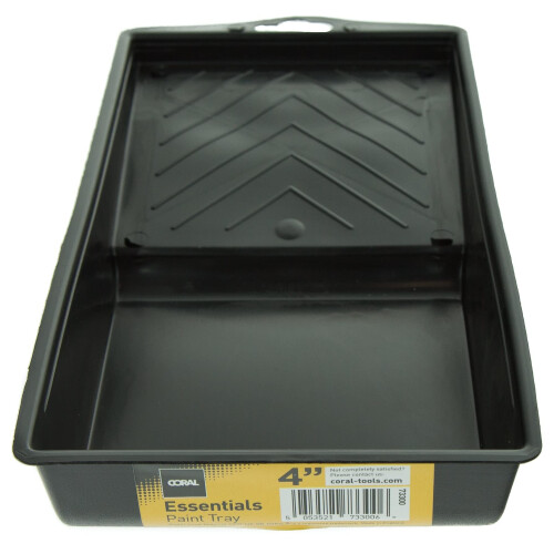 Coral 73300 Essentials Plastic Paint Roller Tray for Covers up to 4 inch 2