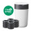 Tommee Tippee Tommee Tippee Twist & Click Nappy Bin Starter Set, White + 1 Refill 3