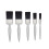 Harris Essen 5PK Gloss Paint Brush Set, Silver 1