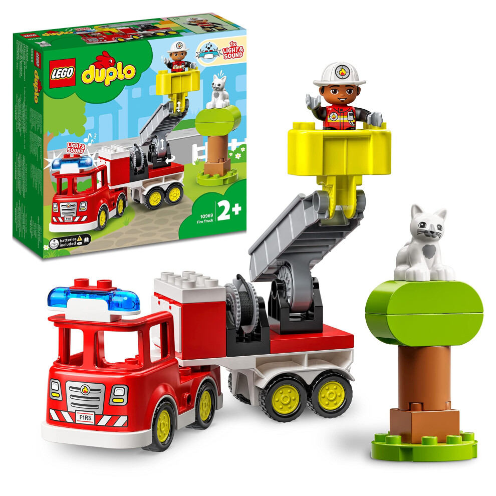 Lego Duplo Fire Engine, Truck & Firefighter Figure 10969