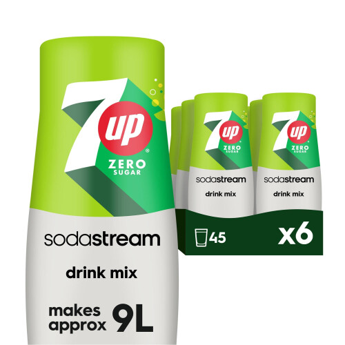 SodaStream SodaStream 7UP Free Syrup, 6 x 440ml, Sugar Free 1