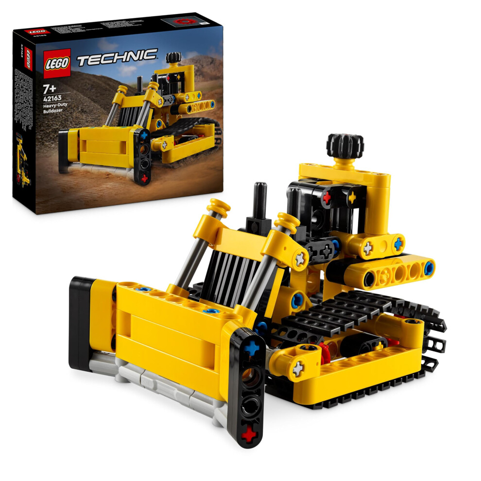 Lego Technic Heavy-Duty Bulldozer Set - Construction Vehicle 42163