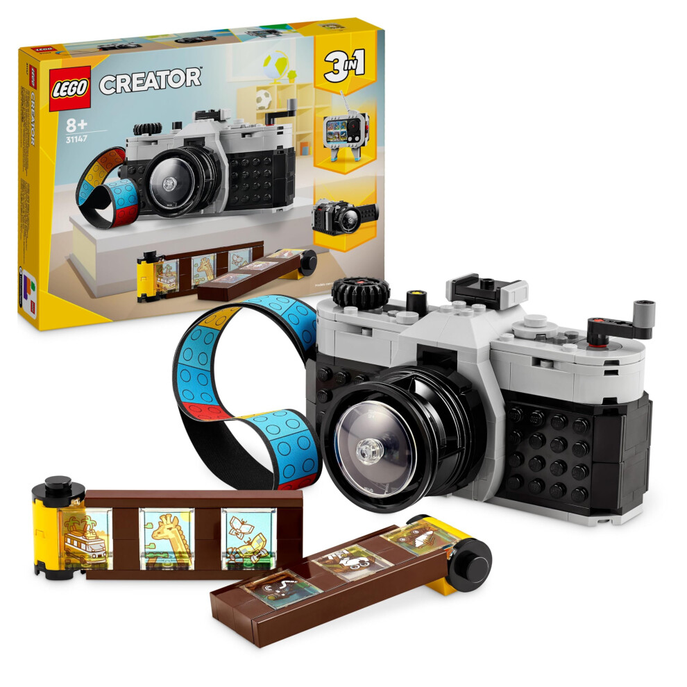 Lego Creator 3In1 Retro Camera/Video/Tv Set, 31147