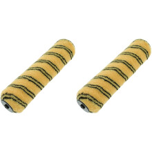 Coral 41464 Max Coat Paint Roller Cover Walls Ceilings Long Pile Woven Sleeve Fabric Emulsion Trade Tiger Stripe 12 inch (Pack of 2)