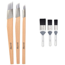 Harris Fitch Brush 3 Pack & Gloss Flat Brush Set, 1-2in