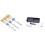 Harris Harris Woodwork Brush 3 Pack, 1-2in & Mini Gloss Roller Set, 4" 1