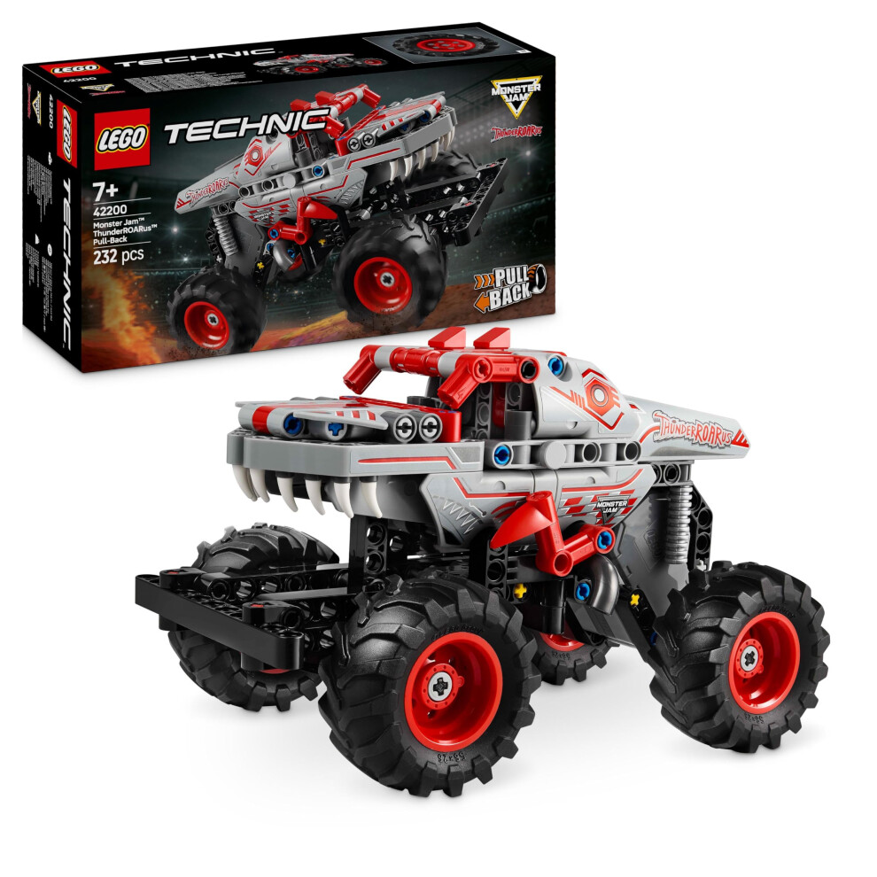 Lego Technic Monster Jam Thunderroarus Truck, Pull-Back, 42200