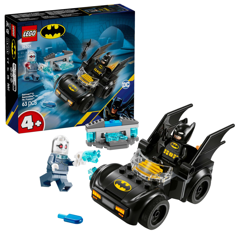 Lego Dc Batman & Batmobile Vs. Mr. Freeze, 2 Minifigures 76301