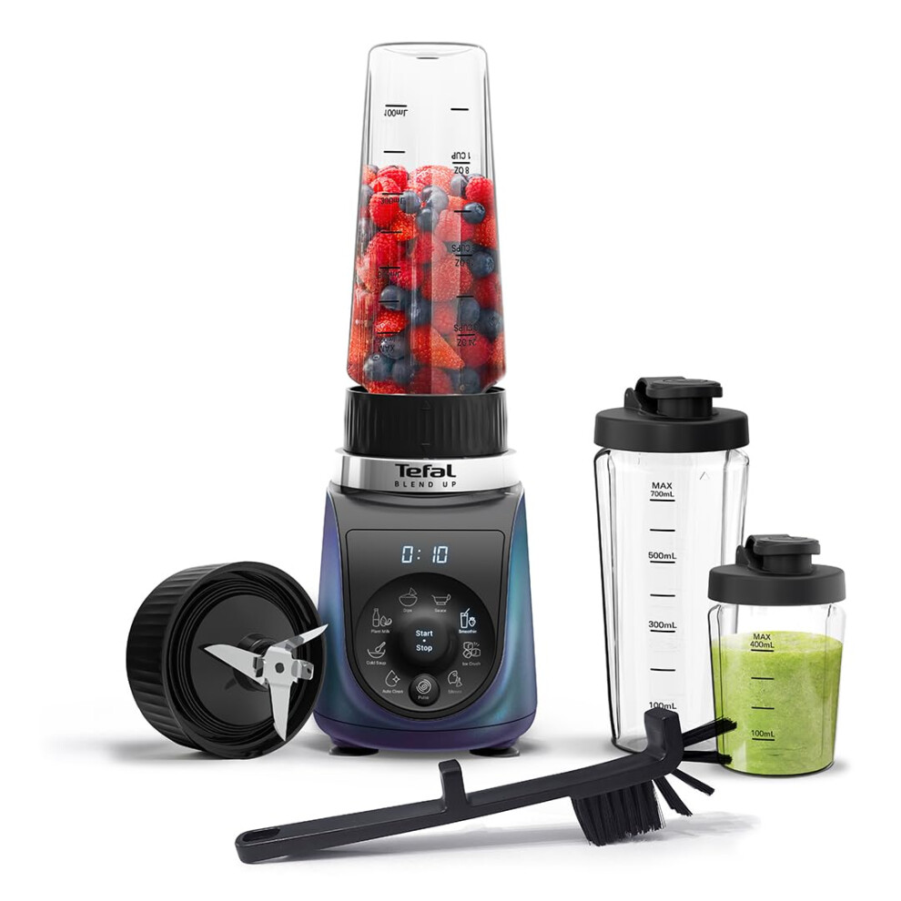 New Tefal Blend Up Mini Blender - 8 Programmes, 2 Bottles