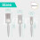 Harris Harris Essentials Walls & Ceilings Paint Brushes, 3 Brush Pack, 1", 1.5", 2",Grey 2