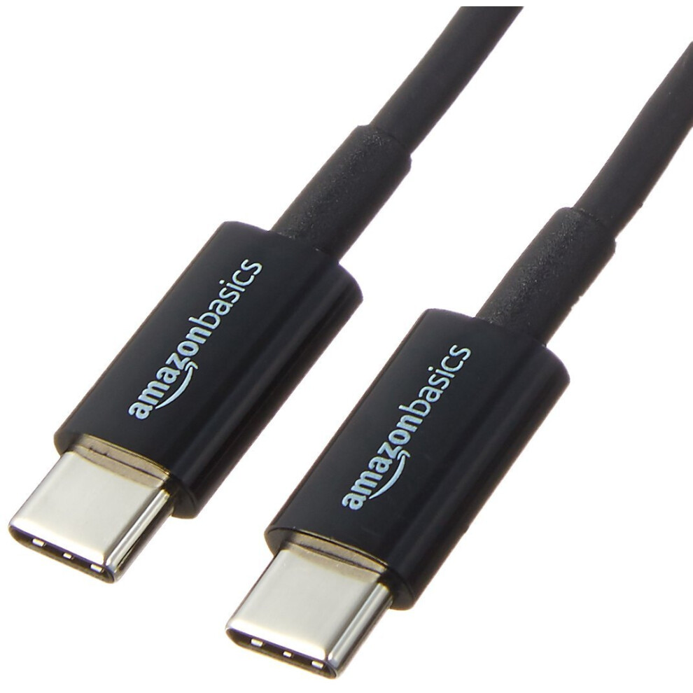 Amazon Basics USB-C to USB-C 2.0 Charger Cable, 480Mbps, 1.8m