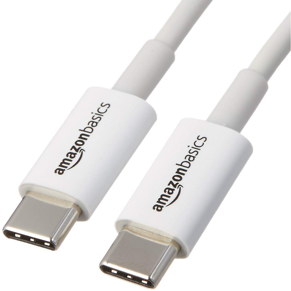 Amazon Basics USB-C to USB-C Charger Cable, 480Mbps, 0.9m