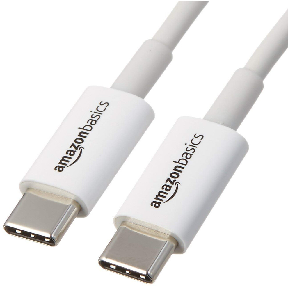Amazon Basics USB-C to USB-C Charger Cable, 480Mbps, 1.8m