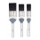 Harris Harris Seriously Good 3 Pack Gloss Flat Brush Set, 1in, 1.5in, 2in, Angled 1