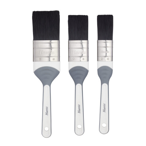 Harris Harris Seriously Good 3 Pack Gloss Flat Brush Set, 1in, 1.5in, 2in, Angled