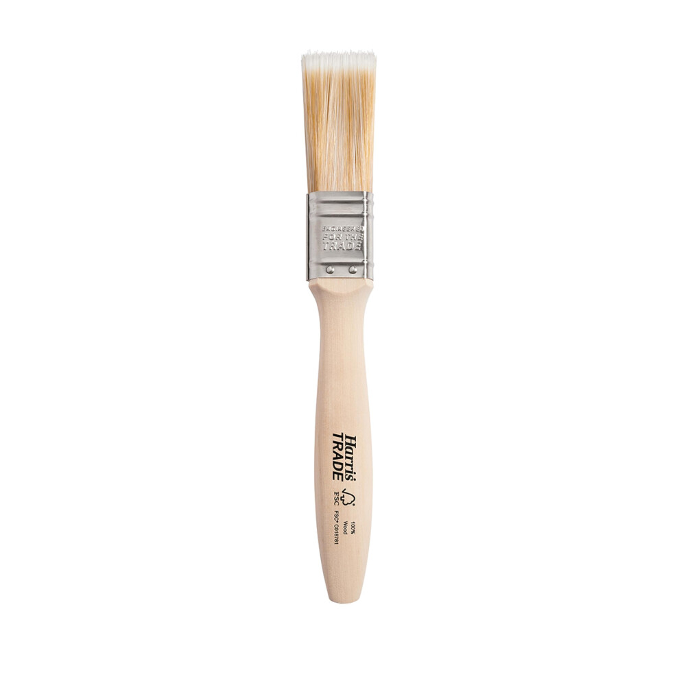 Harris Trade Fine Tip Emulsion & Gloss Paint Brush 1", Wood, Multicolor, L