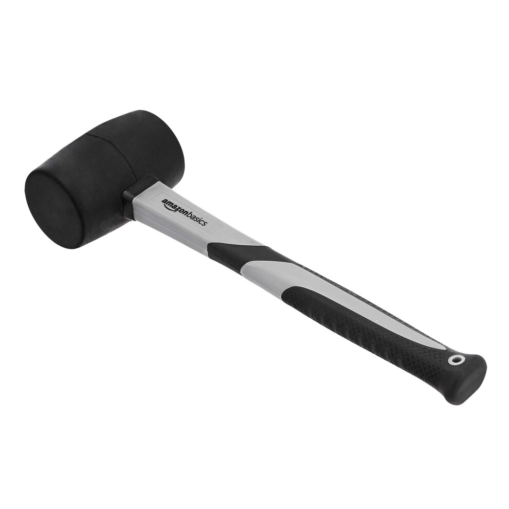 Amazon Basics Club Hammer with Fibreglass Handle, 450g, Black-image-OPC-PHTM96F-NEW