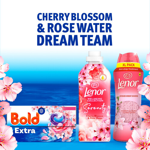 Bold Bold EXTRA PODS Laundry Detergent Capsules 104 Washes, Cherry Blossom 1