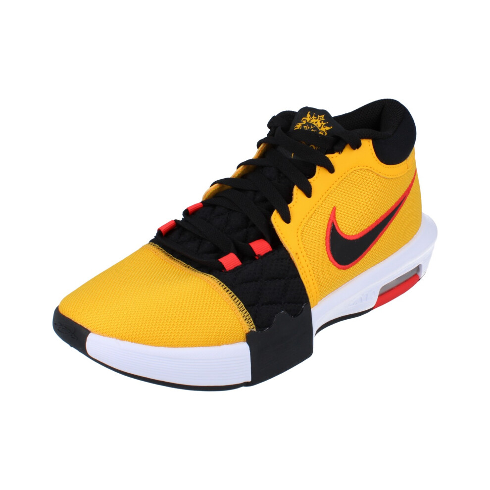 Nike (8) Lebron Witness Viii Mens Basketball Trainers Hq2139 Sneakers Shoes Gold